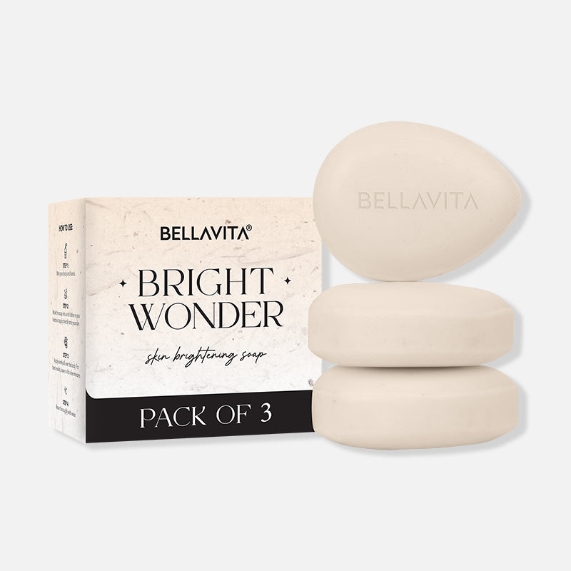 Bright Wonder Soap - Clearer Skin for Men & Women - Pack of 3