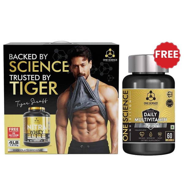One Science Nitra Whey Tiger Combo Pack