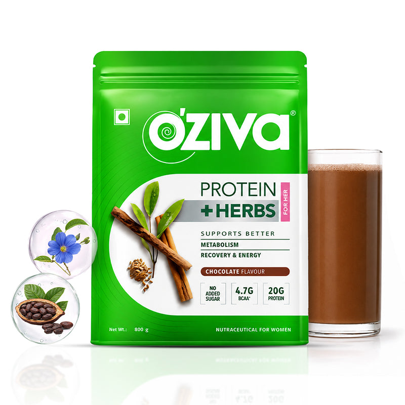 Protein + Herbs For Her | Specially Designed Protein Powder For Women | 20g Protein
